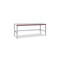 Packtisch, HxBxT 690-960x2000x800mm, Platte lichtgrau, 4-Fuß Stahl, hvst.