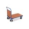 Stirnwandwagen, Tragl. 500kg, Ladefl. LxB 1230x800mm, Holzplatte, 1 Wand