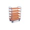 Etagenwagen, Tragl. 250kg, 5 Etage(n), Ladefl. LxB 850x500mm, Holzetage
