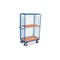 Etagenwagen, Tragl. 500kg, 2 Etage(n), Ladefl. LxB 1000x700mm, Holzetage