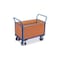 Vierwandwagen, Tragl. 500kg, Ladefl. LxB 1000x560mm, Holzplatte, 4 Wände