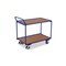 Tischwagen, Tragl. 250kg, 2 Etage(n), Ladefl. LxB 985x590mm, Holzetage
