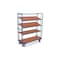 Etagenwagen, Tragl. 400kg, 4 Etage(n), neigbar, Ladefl. LxB 1650x650mm