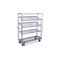 Etagenwagen, Tragl. 400kg, 4 Etage(n), neigbar, Ladefl. LxB 1355x550mm