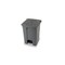 Tretabfallbehälter, 1x30l, HxBxT 435x398x410mm, Korpus PP grau, Deckel PP