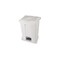 Tretabfallbehälter, 1x45l, HxBxT 600x398x410mm, Korpus PP weiß