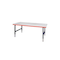 Packtisch, HxBxT 690-960x2000x920mm, Platte hellgrau, 4-Fuß RAL7016