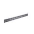 Schlitzplatten-Seitenschiene, HxBxT 76, 2x650x13mm, Stahl, RAL7016