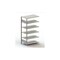 Aktenregal, Anbaufeld, HxBxT 1850x1006x636mm, Fachlast 80kg, 6xStahlboden
