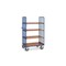 Etagenwagen, Tragl. 500kg, 4 Etage(n), Ladefl. LxB 1200x800mm, Holzetage