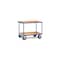 Tischwagen, Tragl. 600kg, 2 Etage(n), Ladefl. LxB 1000x700mm, Holzetage