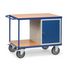 Schrankwagen,Tragl. 600kg,2 Etage(n),Ladefl. LxB 1250x800mm,Holzplatte