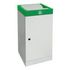 Abfallbehälter,nicht brennbar,70l,HxBxT 850x400x300mm,Innenbehälter Stahl