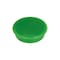 Magnet, Ø 24mm, grün, Haftkraft 0, 3kg