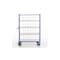 Etagenwagen, Tragl. 600kg, 4 Etage(n), Ladefl. LxB 1200x740mm, Holzetage