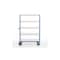 Etagenwagen, Tragl. 600kg, 4 Etage(n), Ladefl. LxB 1200x740mm, Holzetage