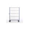 Etagenwagen, Tragl. 600kg, 4 Etage(n), Ladefl. LxB 1200x740mm, Holzetage