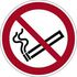 Verbotsschild, Rauchen verboten, Bodenaufkleber, rutschhemmend, Ø 430mm