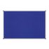 Pinntafel, HxB 900x1200mm, Tafel Filz, blau, pinnbar, Rahmen Alu silber