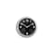 Wanduhr, Funk, arabische Zahlen/Striche, Ziffernblatt schwarz