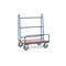 Plattenwagen, Tragl. 600kg, Ladefl. LxB 1070x435mm, Anlegerahmen, RAL5007