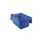 Euronorm-Mehrwegbehälter,HxLxB 349x600x400mm,PP,blau,Wände geschlossen