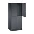 Großraum-Garderobenschrank,HxBxT 1950x820x600mm,2x2 Abt.,Abt. B 360mm