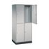 Großraum-Garderobenschrank,HxBxT 1950x820x600mm,2x2 Abt.,Abt. B 360mm