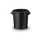 Tonne, HxØ 470x460mm, 50l, HDPE, schwarz