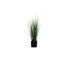 Kunstpflanze Gras, H 550mm, PVC, Topf Kunststoff schwarz