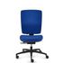 Bürodrehstuhl,Synchronmech.,Sitz Stoff blau,Sitz HxBxT 400-520x490x390mm