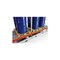 Gitterrostboden, f. Palettenregal, 4 Segmente, B 2700mm, MW 33x33mm