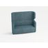 Sofa,2-Sitzer,schallabsorbierend,Stoff hellblau,HxBxT 1330x1570x760mm