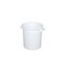 Tonne, HxØ 415x390mm, 35l, PE, weiß