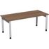 Höhenverstellbarer Schreibtisch,HxBxT 680-820x1800x800mm,Platte Nussbaum