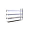 Weitspannregal,Anbaufeld,HxBxT 2000x2760x600mm,Fachl. 500kg,3xHolzboden