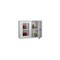 Wandschrank,HxBxT 600x800x300mm,Sichtfenstertür,1xStahlboden,Zyl.-Schl.
