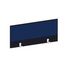 Thekenblende,f. Schreibtisch,Anbau hinten,B 1000mm,CC-schwarz,BN6016-blau