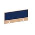 Thekenblende,f. Schreibtisch,Anbau hinten,B 1000mm,NH-Ahorn,BN6016-blau