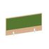 Thekenblende,f. Schreibtisch,Anbau hinten,B 1000mm,NH-Ahorn,BN7048-grün