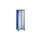 Abteilschrank, HxBxT 1850x600x500mm, 2 Abt., RAL7035, Front RAL5010