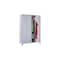 Abteilschrank, HxBxT 1850x1200x500mm, 4 Abt., RAL7035, Front RAL7035