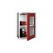 Wandschrank, HxBxT 600x400x300mm, Sichtfenstertür, RAL7035, Front RAL3000