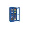 Universalschrank,HxBxT 1950x1000x500mm,4xStahlboden,RAL7035,Front RAL7035