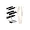 Besen-Set, 5xRosshaarbesen, 5xStiel, 1xKehrgarnitur, Arbeits B 500mm