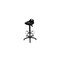 Stehhilfe,PU-Schaum-Sitz schwarz,Sitz H 570-820mm,Fußring,Gestell schwarz