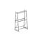 Profillagerregal, Grundfeld, beidseitig, HxBxT 2500x1400x800mm