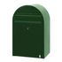 Briefkasten, grün, HxBxT 500x320x210mm, Einwurf/Entnahme vorne