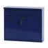 Wandbriefkasten,Stahl,blau,HxBxT 315x360x110mm,Einwurf/Entnahme vorne