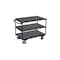Tischwagen, Tragl. 250kg, 3 Etage(n), Ladefl. LxB 835x490mm, Holzetage